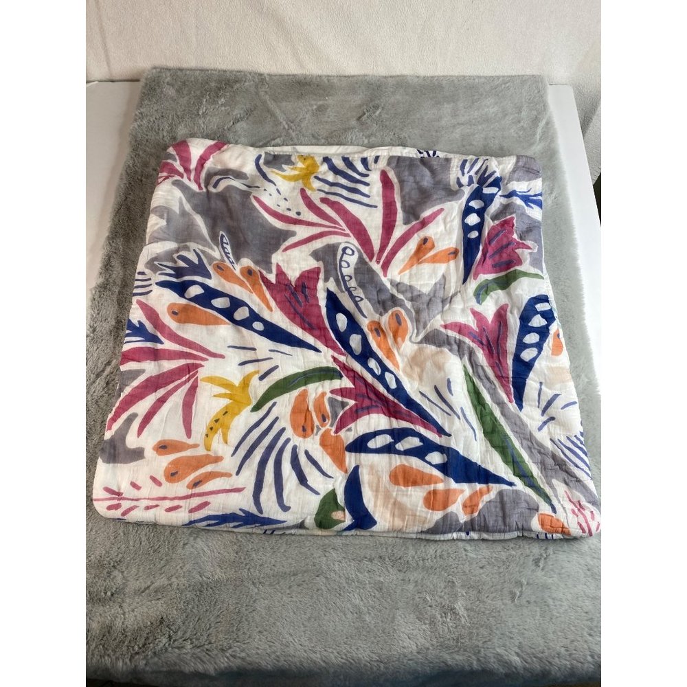 Anthropologie Multicolor Floral Pillow Cover